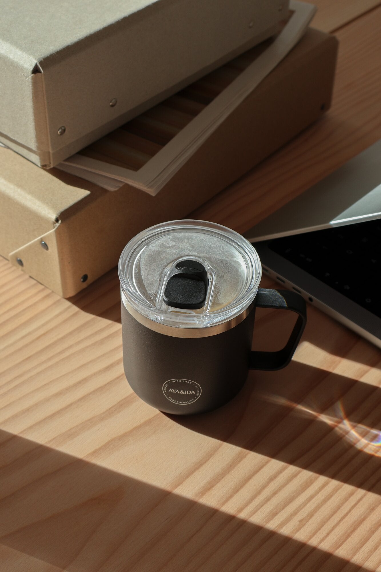Carry termokop, Matte Black - 300 ml